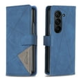 thumbnail image 2 of Wallet Case for Samsung Galaxy Z Fold 5 5G Case, Classic Premium PU Leather Shockproof Protective Flip Folio Folding Case Cover for Samsung Galaxy Z Fold 5 5G, Blue, 2 of 9