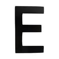 thumbnail image 1 of Architectural Mailboxes 3582B-E 4 in. Brass Floating House Letter E, Black, 1 of 1