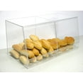 thumbnail image 4 of Bulk Bread Storage Display Case 2 Containers for Deli or Convenience Stores, Bakery Sandwich Pastry Donut or bagel with removable crumb cleanout, 4 of 4