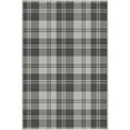 thumbnail image 2 of Well Woven Apollo Plaid Modern Dark Grey Flat Pile Easy to Clean 3'3" x 5' Area Rug for Living Room Dining Room Bedroom and Kitchen, 2 of 7