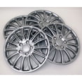 thumbnail image 2 of TuningPros WSC-007S15 Set of 4  Metallic Silver Hubcaps 15" - Hub Caps Wheel Skin Cover 15 inches 4 Pcs Set, 2 of 4