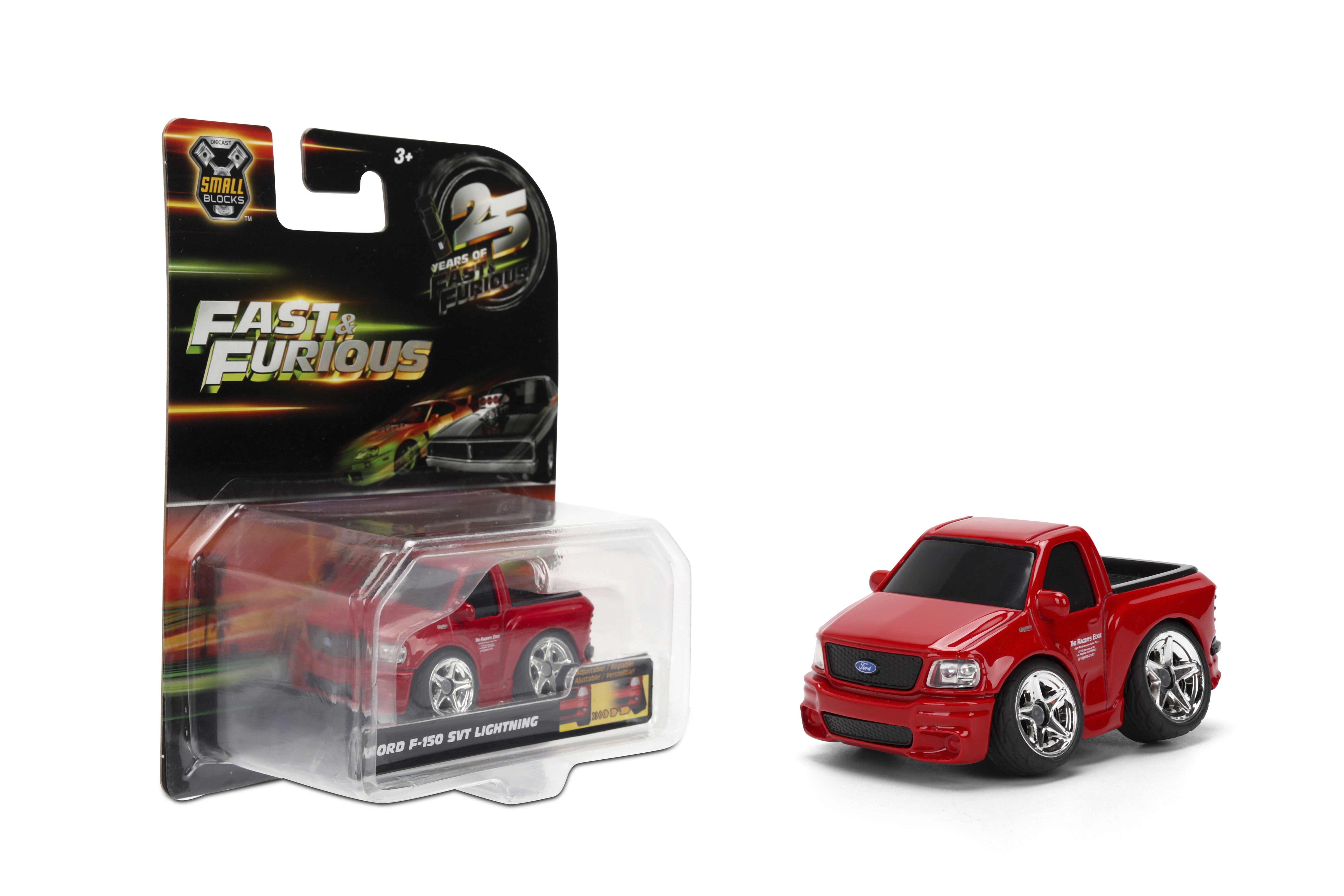 Jada Toys Entertainment Licensed 1:43 Small Blocks, Stylized Die-Cast Assortment Play Vehicles(Single Car, Styles May Vary)
