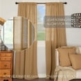thumbnail image 4 of VHC Brands Burlap Farmhouse Curtain Panels, Dove Grey, 96x50, Set of 2, 4 of 11
