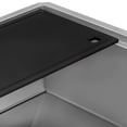 thumbnail image 4 of Ruvati RVH8630 30 in. Workstation Scratch Resistant Hex Bottom Stainless Steel Embossed Texture Kitchen Sink, Silver, 4 of 7