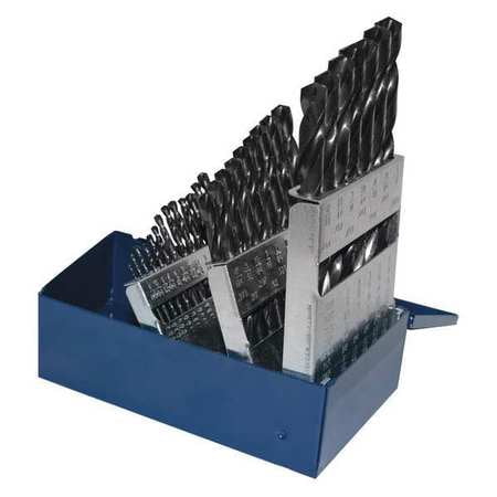 UPC 081838240295 product image for CENTURY DRILL AND TOOL 24029 Black Oxide Drill Index, 29 Pc Set G4078816 | upcitemdb.com