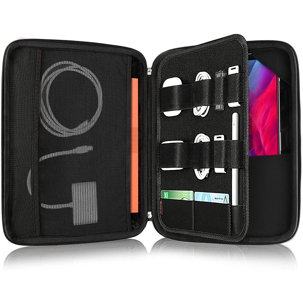 11 Inch Portfolio Sleeve Bag, Hard Carrying Case with Accessory