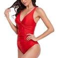 thumbnail image 1 of Traje de baño Completo Gibobby de una pieza para mujer sexy sin espalda color sólido, 1 of 4