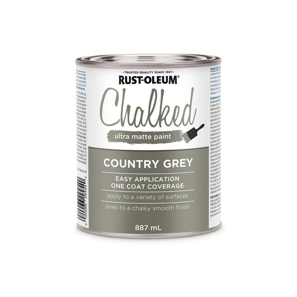 Rust-Oleum Specialty Universal County Gray Chalked Ultra Matte Paint, 887 mL