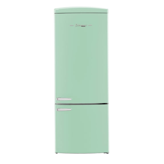 Unique Appliances Classic Retro 28" 17 Cu ft Bottom Freezer Refrigerator, Summer Mint Green