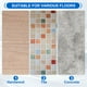 thumbnail image 5 of Ruedas de carro Uxcell de 1.5 pulgadas, juego de 4 ruedas giratorias de TPR de alta resistencia con freno de 55 Lbs para muebles, marrón, 5 of 7