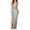 Gray formal dresses for women, variant on up to 60% off Gifts Usmixi Formal Dresses for Women Evening Party Prom Sexy Bodycon Sequin Slit Tank Fishtail Maxi Dresses Halter Sleeveless Solid Summer Long Dress Gray XXL