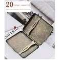 thumbnail image 3 of HAHADAXA Étui Rétro en Métal pour Boîte à Cigarettes, Support à Pince à Ressort Double Face à Ouverture par Poche pour 20 Pcs Cigarettes Tabac, Conception Spéciale, Rangement des Cigarettes, Format de Poche, Matériau Bronze, 7 Styles, 3 of 7