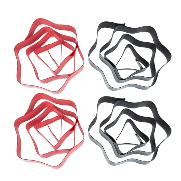 WESIEVYA 4Pcs Drumstick Grip Protectors Cylindrical Shape for Drum Players in Black .8x1in