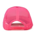 thumbnail image 6 of DALIX Neon Trucker Caps Adjustable Snapback Hat in Hot Pink, 6 of 6