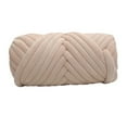 thumbnail image 4 of Hilo grueso de terciopelo Sunnimix 500G Velvet Bulky Chunky Yarn Arm Knitting Cómodo Crochet DIY Tubo lavable beige, 4 of 8