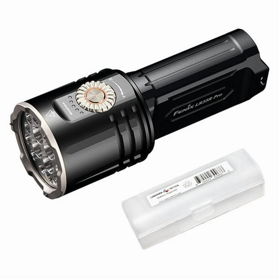 Fenix LR35R Pro 10000 Lumen Ultra Bright Flashlight with UV Light   LumenTac Organizer