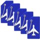 thumbnail image 1 of Silicone Luggage Tag with Name ID Card Perfect for Quickly Identifying Luggage Suitcase from Ovener, 1 of 5