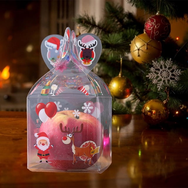 Cajas de de Navidad con estampado de cajas de favor reutilizables para graduaciones s de envoltura Dulces , Adular