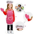 thumbnail image 2 of 4 Unids / pieza Ropa de iños Utensilios de Cocina para Hornear de Simulación Delantal de Cocina Jugar Casa Hugo Niños cocinando cocina de juego, 2 of 6