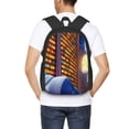thumbnail image 4 of Yiaed inside out 2 Pattern Carry on Backpack,16.5x12.5x5.5 Personal Item Bag Carry On Backpack Water Resistant Lightweight Daypack, 4 of 6
