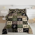 thumbnail image 2 of Manfei Jungle Duck Wildlife Full Size Comforter Sets, Western Camouflage Bedding Comforter Set, Rustic Hunting Theme Reversible Bedding Sets, Ultra Soft Bedroom Decor, 3pcs, 2 of 8