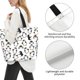 thumbnail image 3 of Balery Cute Penguins Bolsa Tote Estilo Estético con Cremalleras, Bolsa de Hombro, Bolsa de Compras Grande y Plegable, 3 of 8