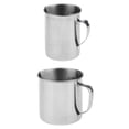 thumbnail image 1 of 2 Tazas Medidoras para Líquidos en Acero Inoxidable Vertedor de Graduación para más leche, 1 of 9
