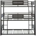 thumbnail image 5 of Rogen Twin Triple Bunk Bed Dark Bronze, 5 of 7
