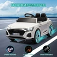 thumbnail image 3 of 12V Ride on Cars Kids for Boys Girls, Licensed Audi SQ8 Ride on Toys with Remote Control, Battery Powered Kids Electric Car Vehicle with Music, LED Lights, 3 Speed, 4 Wheeler, White, 3 of 10