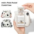 thumbnail image 2 of Camera Case Shock-proof Waterproof with Shoulder Strap Camera Transparent Storage Shell with Photo Bag for Instax Mini 7, 2 of 10