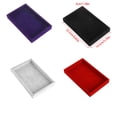 thumbnail image 4 of Minnieouse Bandejas de caja de joyería Cajas de paquete de color sólido ligero a prueba de polvo Soporte de almacenamiento duradero Anillos Collar Ropa, zapatos y accesorios Miscelánea Negro Minnieouse AP016426-02, 4 of 6