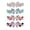 Multicolor-3, variant on 4 Pack Luxury Glitter Sparkly Jeweled Gems Korean Decorative Crystal Rhinestone Flower Strong Metal French Barrettes Snap Alligator Hair Clips Headpieces Accessories for Women Girls