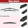 thumbnail image 5 of Unique Bargains 3 Pcs 24' 18' 14' Front Rear Windshield Wiper Blade Set Fit for Mazda CX-5 with Top-Lock Black, 5 of 5