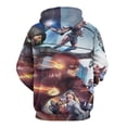 thumbnail image 3 of The Flash Mens Womens Novelty Hoodie 3D Print Pullover Hooded Long Sleeve Sweatshirts Tops Blouse with Pocket, 3 of 8