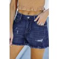 thumbnail image 3 of ABPHQTO Shorts vaqueros desgastados de tiro alto para mujer, 3 of 5
