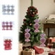 thumbnail image 1 of Set de Regalo de Bolas Navideñas | Bolas Colgantes para Árbol de Navidad Pintadas de Rosa | Set de Decoración de Plástico - Paquete de 3, 1 of 6