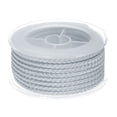 thumbnail image 1 of Unique Bargains Nylon Thread Twine Beading Cord 3mm Extra-Strong Braided Nylon Crafting String 4M/13 Feet, Light Grey, 1 of 7