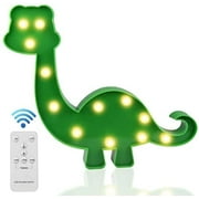 Light Up Dinosaur Toys LED Kids Night Lights with Wireless Remote Control for Boys Bedroom Decor, Birthday Gifts(Green Dinosaur)