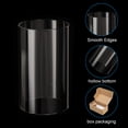 thumbnail image 4 of Uxcell 3"x4" Open Ended Glass Candle Holders High Borosilicate Glass Chimney Clear Cylinder Candleholder 2Pcs, 4 of 5