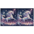 thumbnail image 2 of Unicorn Stars Butterflies Flower Hardcover 3 Ring Binder 1.5” Round Rings Binder Organizer Letter Size Paper Pockets School Office Supplies, 2 of 9