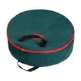 thumbnail image 4 of Bolsa de almacenamiento para coronas navideñas, contenedor para Navidad, organizador para el hogar, garaje, bolsa para fiestas, adornos, bolsa de verde, 4 of 9