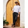 thumbnail image 3 of Pants Casuales Para Hombre Con Cintura Elástica Y Cordón, 3 of 7