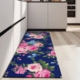 thumbnail image 4 of Pioneer Flower Floral Print Pattern Kitchen Rug Mat,Kitchen Runner Rugs Non Skid Washable,Decorative Kitchen Floor Mats for Kitchen,Sink,Laundry,17"X47", 4 of 5