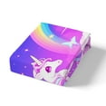 thumbnail image 4 of Erosebridal Kawaii Unicorn Comforter Cover Twin , Stars Room Decor, 2pcs (No Comforter), 4 of 6