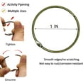 thumbnail image 4 of Loose Leaf Binder Rings : 4 Inch Metal Ring for Index Cards, Round Key Rings Easy Locking and Opening,Sturdy Binder Rings for Office and School Use,10PCS (4 Inch), 4 of 15