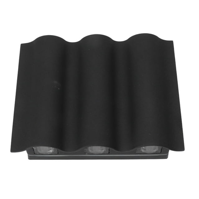 Luz de pared LED impermeable para exteriores, luz de pared nórdica superbrillante arriba y abajo para exteriores, para patios, pasillos, porches, vallas, villas, 85-265 V