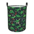 thumbnail image 1 of Fotbe Dino Christmas Party Cesto de Ropa con Asas, Cesto Impermeable de Gran Capacidad, Bolsa de Lavado para Dormitorio, Cesto de Ropa con Ruedas y Asas-Small, 1 of 6