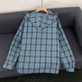 thumbnail image 5 of Hoodies for Men Sun Protection Lightweight Hoodie Button Down Plaid Long Sleeve Fall Sweatshirt L, 5 of 7