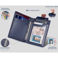 thumbnail image 7 of Serman Brands Travel Wallet | RFID Blocking | Bifold Slim Genuine Leather | Thin Minimalist | Front Pocket Wallets for Men | Billfold | Luxe Blue, 7 of 7
