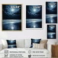 thumbnail image 4 of Designart "Beach Photo peaceful Moonlight II" Nautical & Beach Floater Framed Canvas Wall Art, 4 of 7